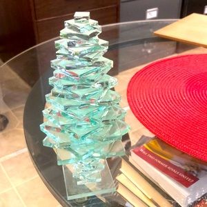 GLASS CHRISTMAS TREE